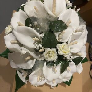 Bridal calla Lily floral bouquet